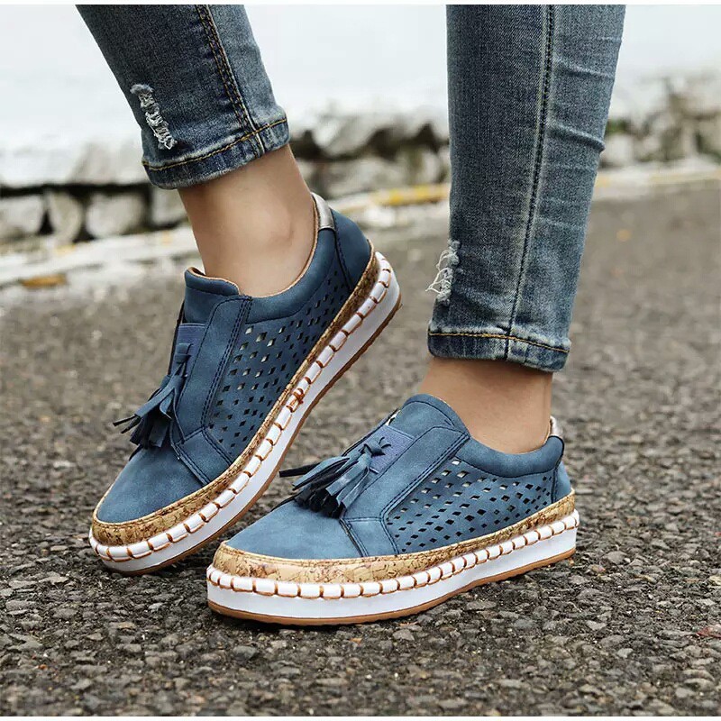 Newly Launched Tassel Export Shoes Women's Summer Pumps Single Shoes 2020 Summer Foreign Trade AliExpress Sports Shoes Shoes