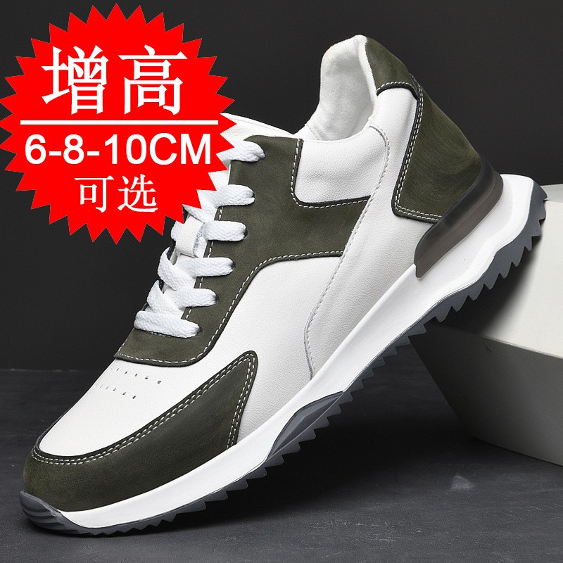 Spring And Summer New Height-increasing Shoes Men's 10cm Casual Invisible Inner Heightening Men's Shoes Thick-soled Small Sports Shoes