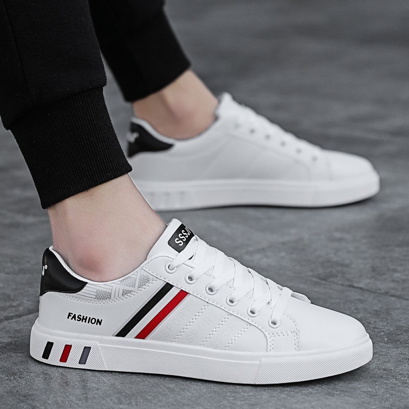 Men's Shoes Summer 2023 New Sports And Leisure Shoes Men's Trendy Shoes All-match Trendy White Shoes Korean Student Board Shoes